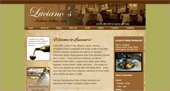 Desktop Screenshot of lucianositalian.com