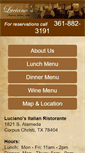 Mobile Screenshot of lucianositalian.com